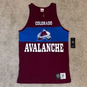 Mitchell & Ness Colorado Avalanche Retro Tank | Size XS | NWT
